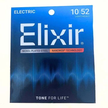 Corde elettrica Elixir nanoweb light heavy 10-52