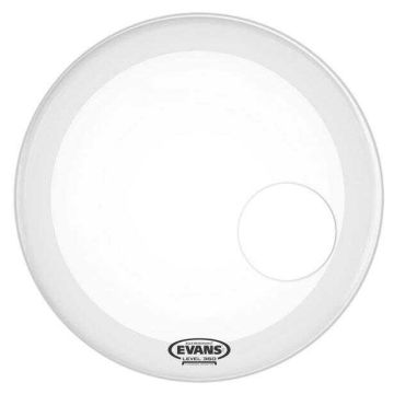"BD22RSW Pelle Evans 22"" EQ3 Resonant Smooth Wite con Foro"