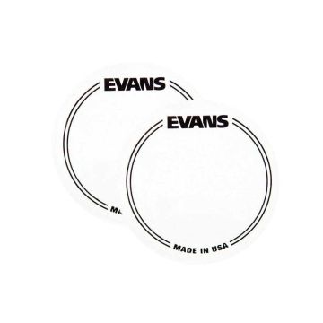 "Protezione Evans Pelle Cassa 2,5"" EQPC1 Bianco Pedale Singolo 2pz "