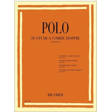 Polo 30 studi a corde doppie per Violino