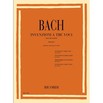 Bach Invenzioni a 3 voci Pianoforte 