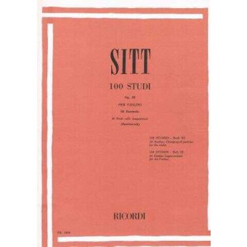 Sitt 100 Studi Op.32 III Fascicolo