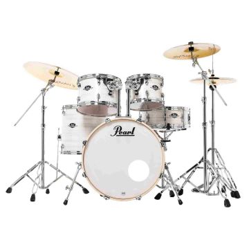 Batteria Pearl Export Studio 20" 5pz+Hardware+Piatti slipstream white 2025 Edition