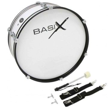 Grancassa da parata Basix F893020 Junior 22X7" con cinghie e battente