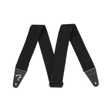 Tracolla chitarra Fender nera logo F