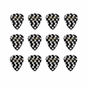 Blister plettri Fender 351 shape Premium checker heavy 12pz