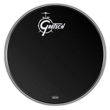 Pelle Gretsch 22" Ebony Logo Centrale GRDHEB22
