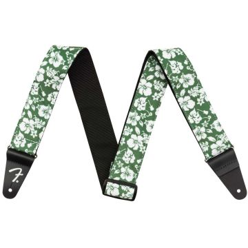 Tracolla chitarra Fender Hawaiian green floral