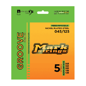 Markbass Groove medium light 45-125 nickel 5-corde