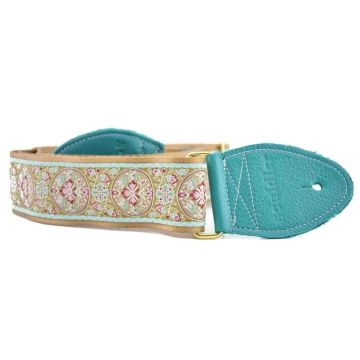 Souldier Medallion teal mustard 5cm Tracolla chitarra 
