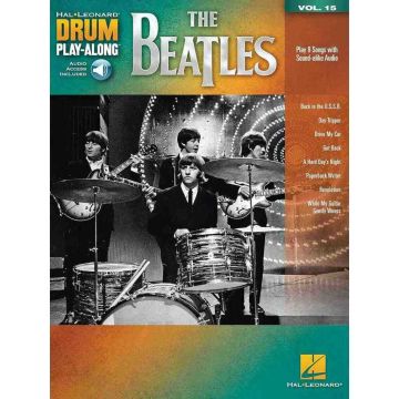 The Beatles Drum play-along vol.15 book+audio-online