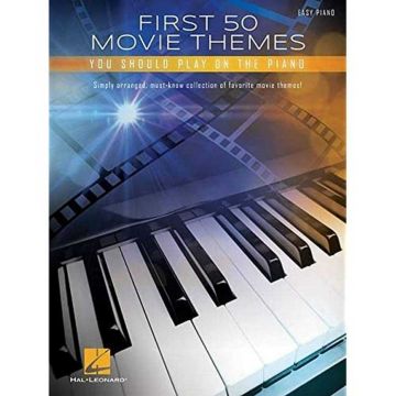 First 50 Movie Themes Book - Easy Piano