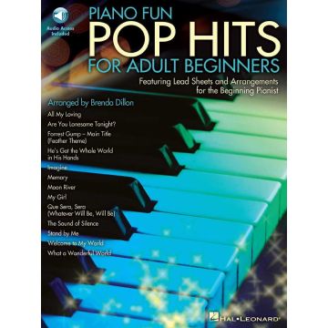 Piano Fun - Pop Hits for Adult Beginners Arr. Brenda Dillon BOOK+AUDIO-ONLINE - PIANOFORTE