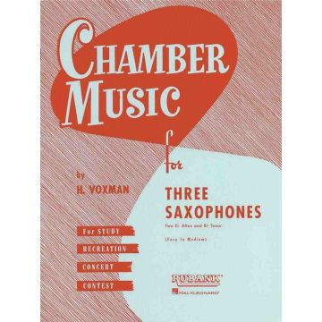 Chamber Music Series for 3 Saxophones 