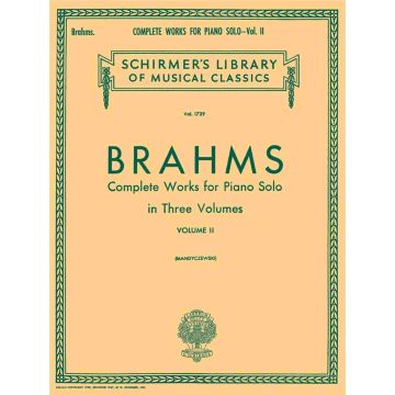 J.Brahms Opere complete per Piano Vol.2