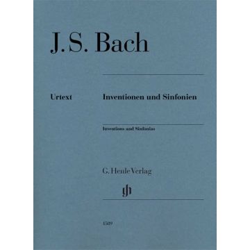 Inventions And Sinfonias Johann Sìebastian Bach BOOK - Pianoforte