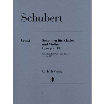 Schubert Urtex Sonatinen fur Klavier und Violine opus post.137