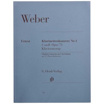 Weber Clarinet concerto no.1 in F minor Op.73 Piano reduction