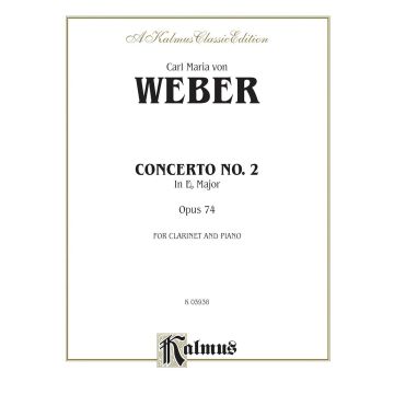 Weber Clarinet concerto no.2 in Eb major Op.74 