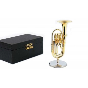 Miniatura Tuba con piedistallo 10,16 cm con astuccio Agifty