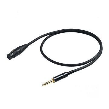 Cavo jackstereo/XLRF 05 mt Proel 5 mt serie Challenge con connettore Proel