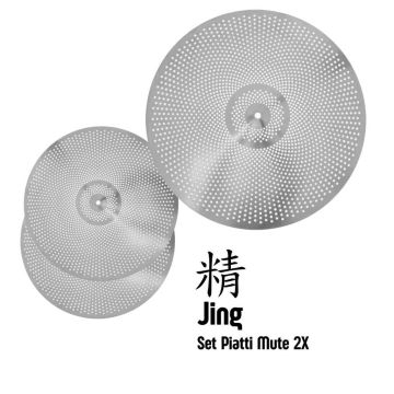 Set Piatti Jing Mute 2X HH 14" Ride 16"