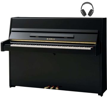 Pianoforte Verticale Kawai K15 ATX3L nero lucido