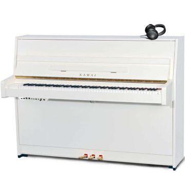 Pianoforte Verticale Kawai K15 ATX3L bianco lucido