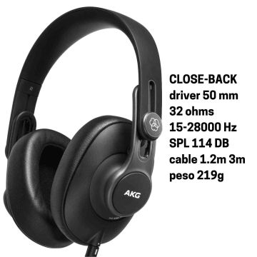 Cuffia AKG K361 - CLOSED 32 Ohm