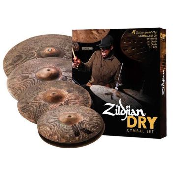 Set Piatti Zildjian 5 K Custom Special Dry H-H 14" Crash 16" 18" Ride 21"