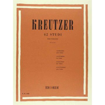 Kreutzer 42 studi per violino 