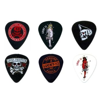 Blister plettri DUNLOP L13bp1.0 Lucky 13 1.0mm Player/6