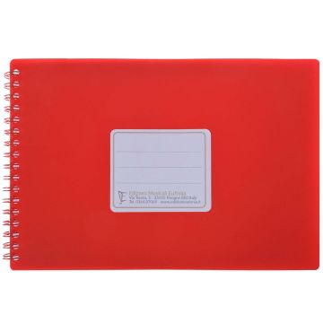 Libretto banda Eufonia 15 buste 22,5x15cm rosso 96 gr