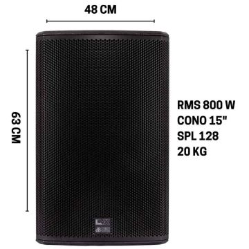 Diffusore DB LVX15" - PRG 800 W - CONO 15" - SPL 128 DB