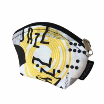 Portamonete o portachiavi con Zip Jazz MusicGift 