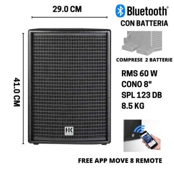 Diffusore HK Audio Premium PR:O MOVE 8 60w - 8"