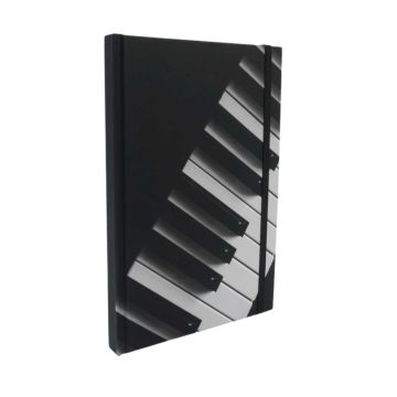 Spiral Notebook agifty  sheet Keyboard  A5 192 pagine
