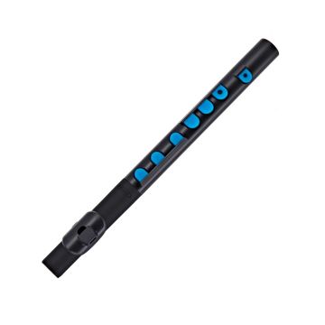 Flauto Nuvo Toot 2.0 corpo in abs nero blu con borsa 