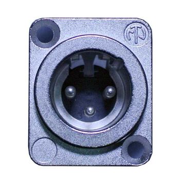 XLR da pannello maschio 3 poli Neutrik