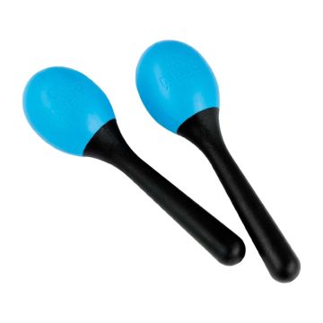 Maracas Nino 569SB con manico coppia blu