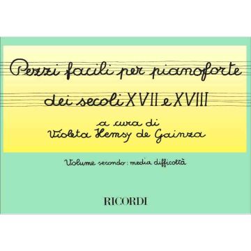 Gainza Pezzi facili per pianoforte