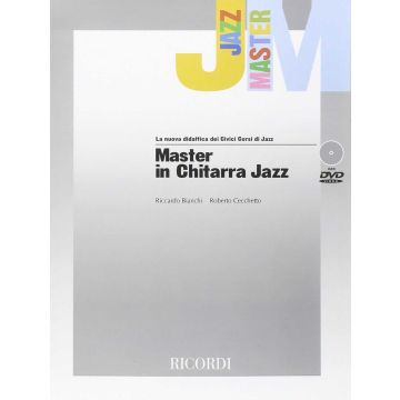Master in chitarra Jazz Riccardo Bianchi Book+Dvd Chitarra 