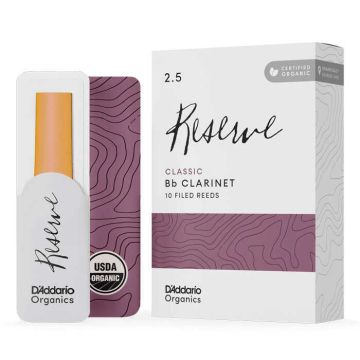 DAddario Organic Reserve Classic Clarinet n.2.5 (10-Pack)