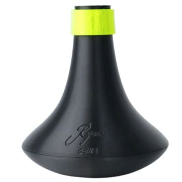 Sordina Trombone Basso Rejano Mutes RAY Gialla Practice in resina Nera 