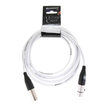 Cavo XLR/XLR 3 mt Reference serie Ultimo Cavo amphenol bianco