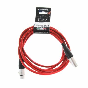 Cavo XLR/XLR 3 mt Reference serie Ultimo Cavo amphenol rosso