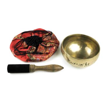 Klangschalen Campana Tibetana 12cm Mantra Omani Padme Hum