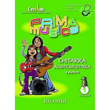 PrimaMusica Chitarra Acustica Elettrica 