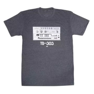 T-Shirt Roland TB-303 crew charcoal M