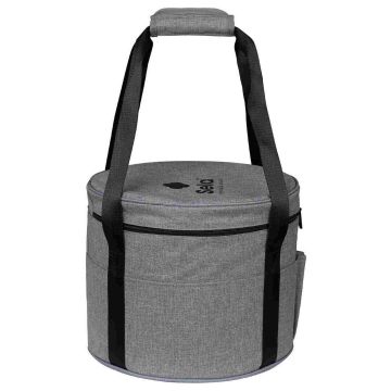 Sela SECBB8 Borsa Campana cristallo 8" grey